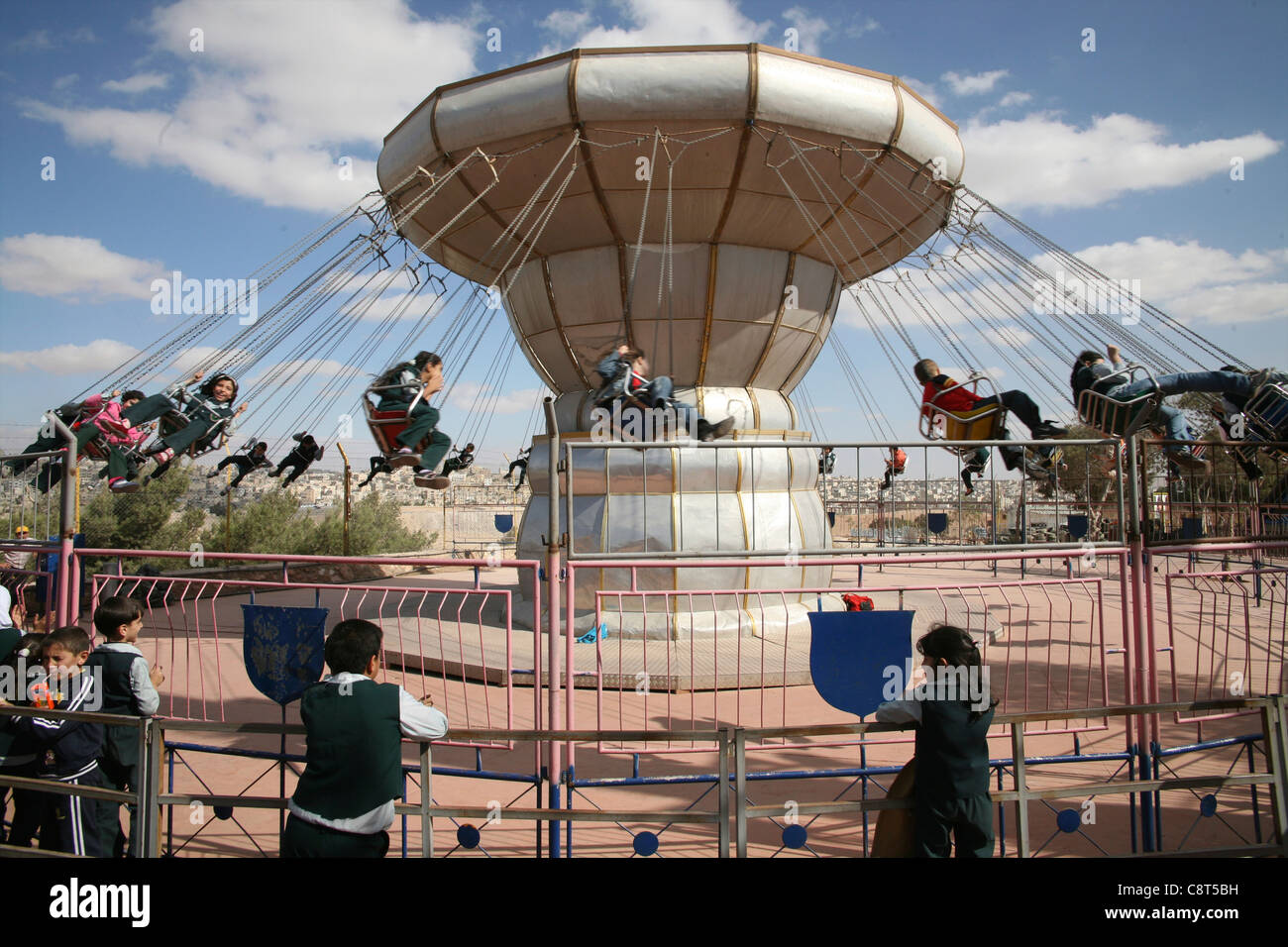 school trip to the city fair, Amman, Jordan Stock Photo Alamy
