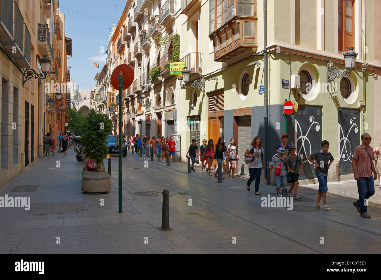 Old town. Valencia, Spain Stock Photo Alamy