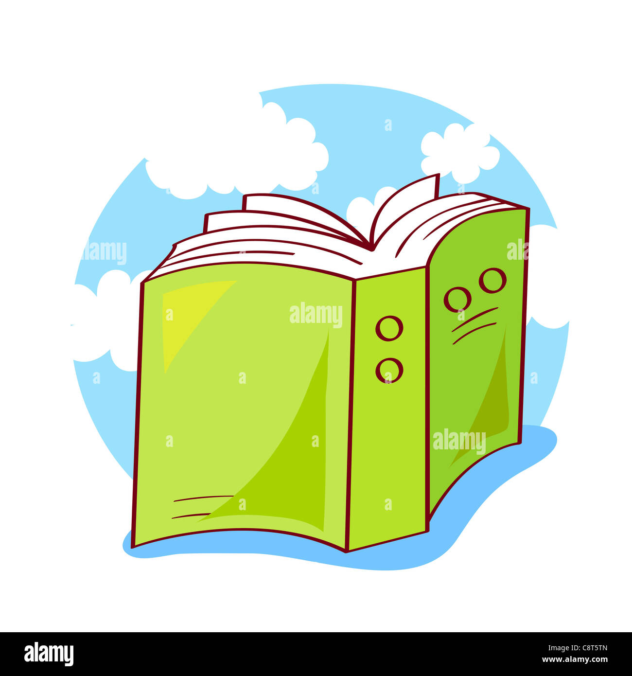 Illustration of book Stock Photo