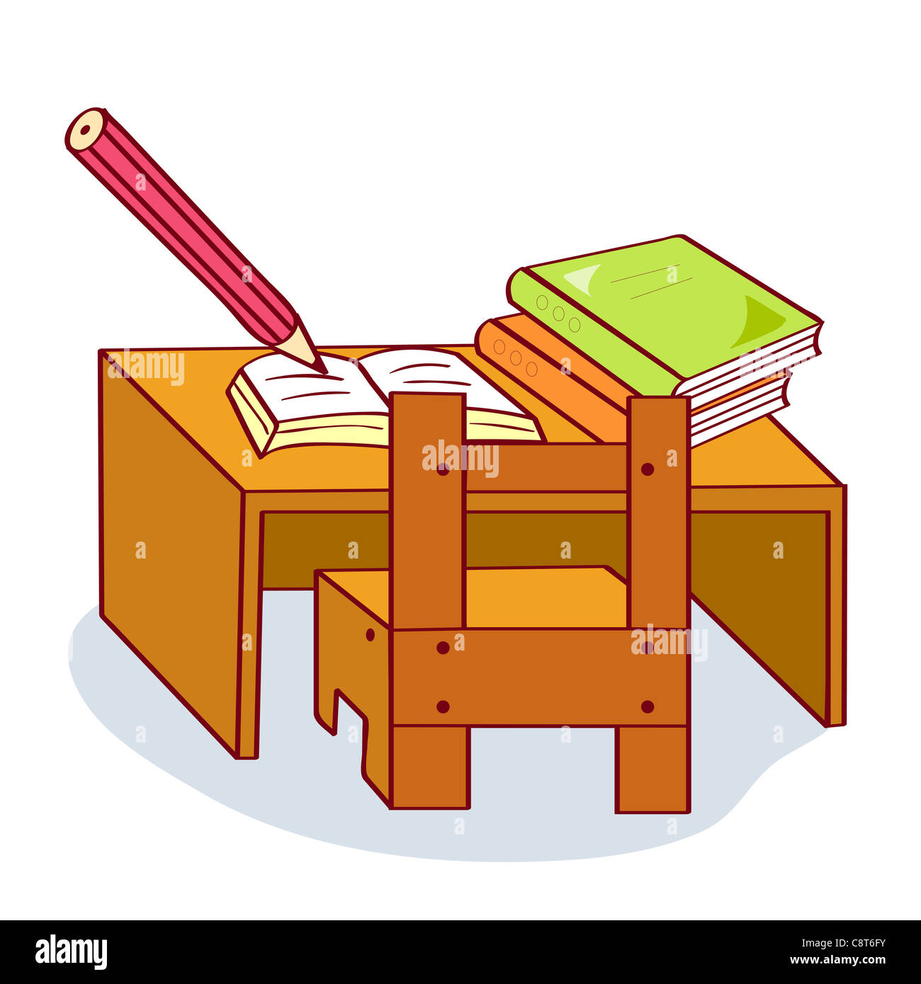 Book on chair cut out Cut Out Stock Images & Pictures Alamy