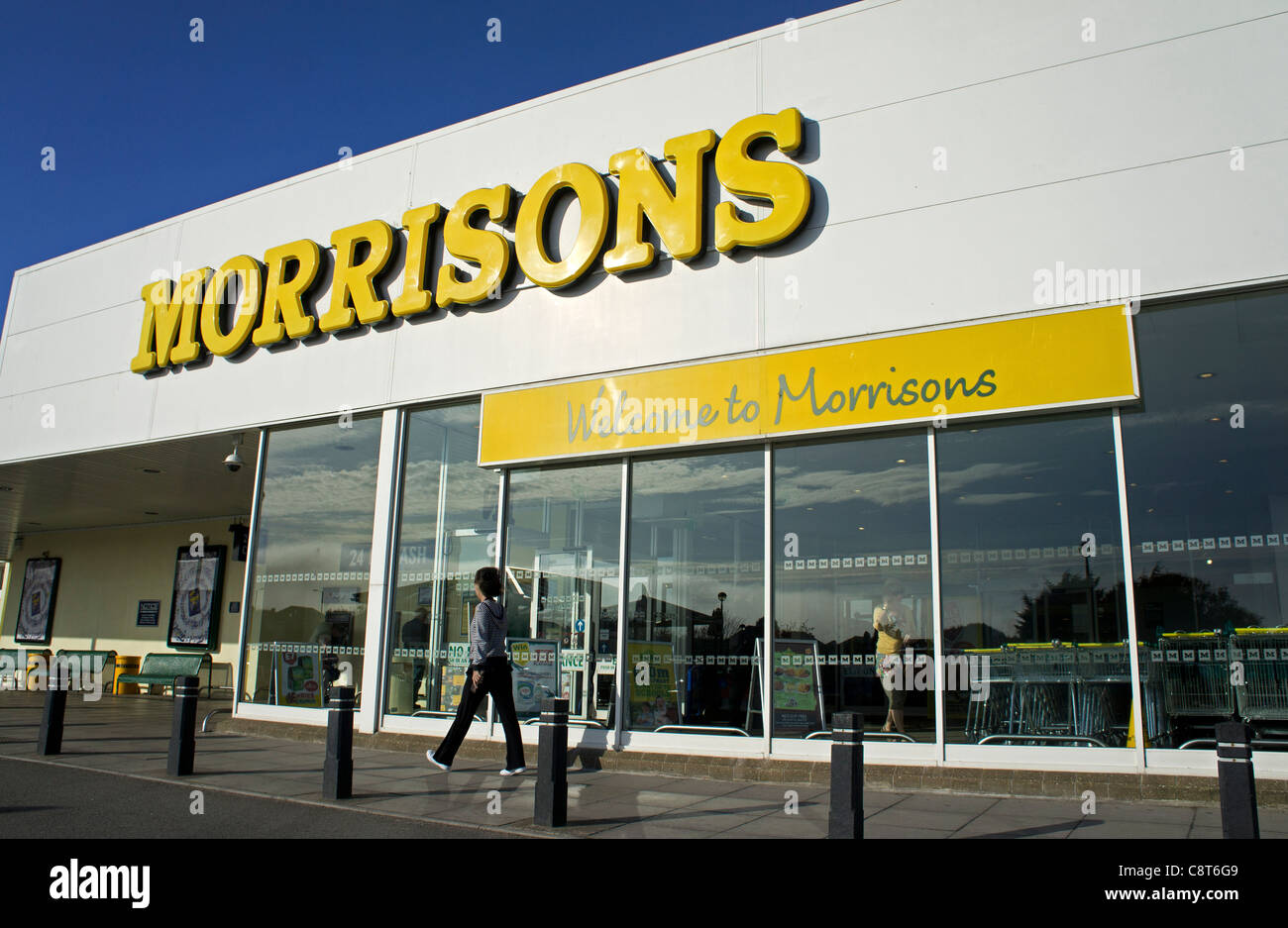 a morrisons store, cornwall, uk Stock Photo