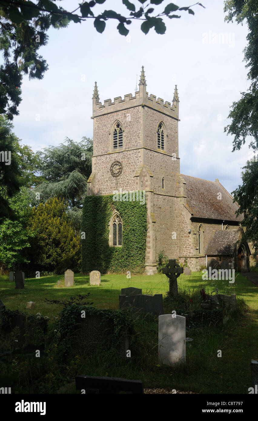 The Church of St. Peter, in Aston Flamville, Leicestershire, England Stock Photo