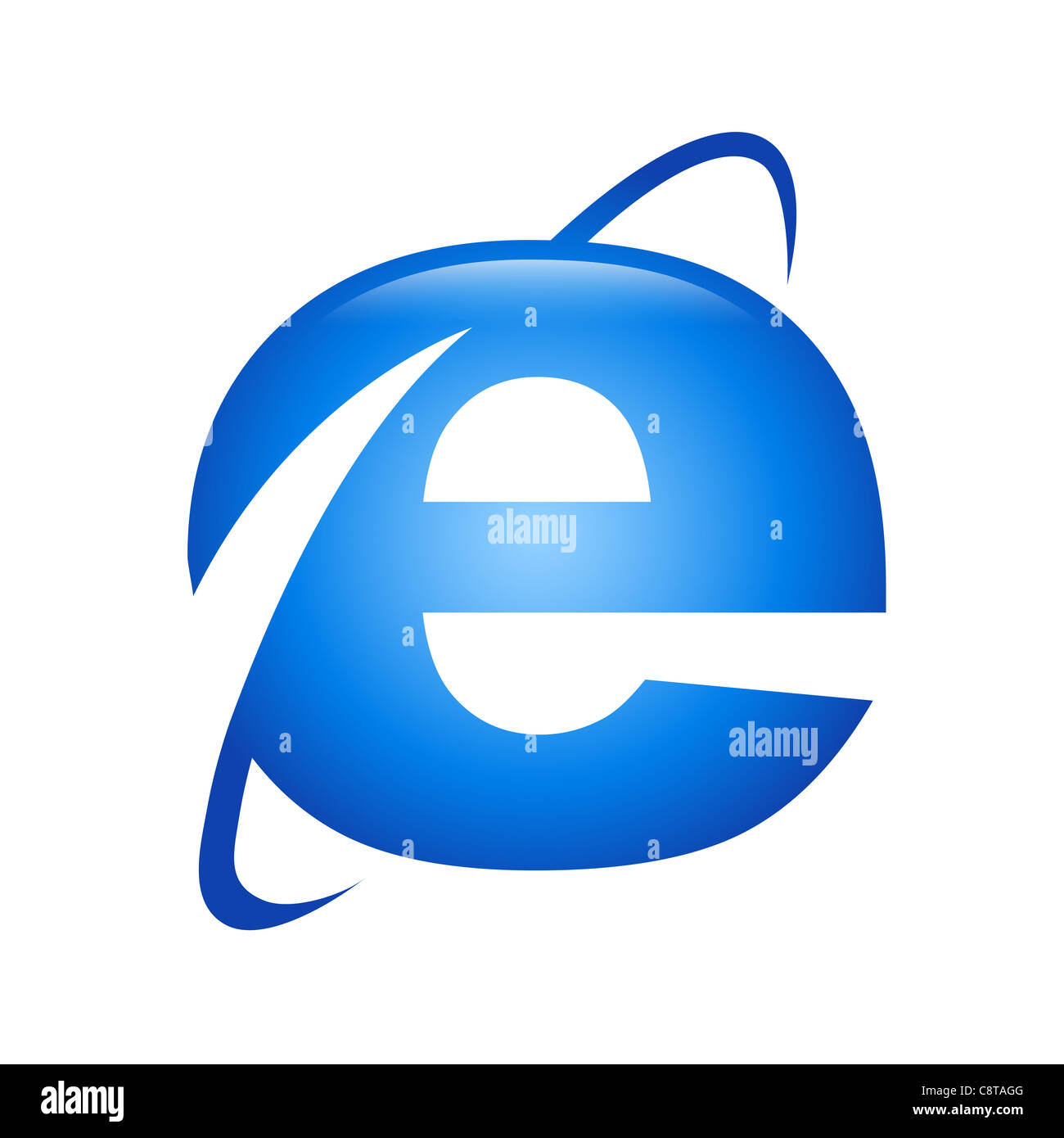 Illustration of e symbol Stock Photo