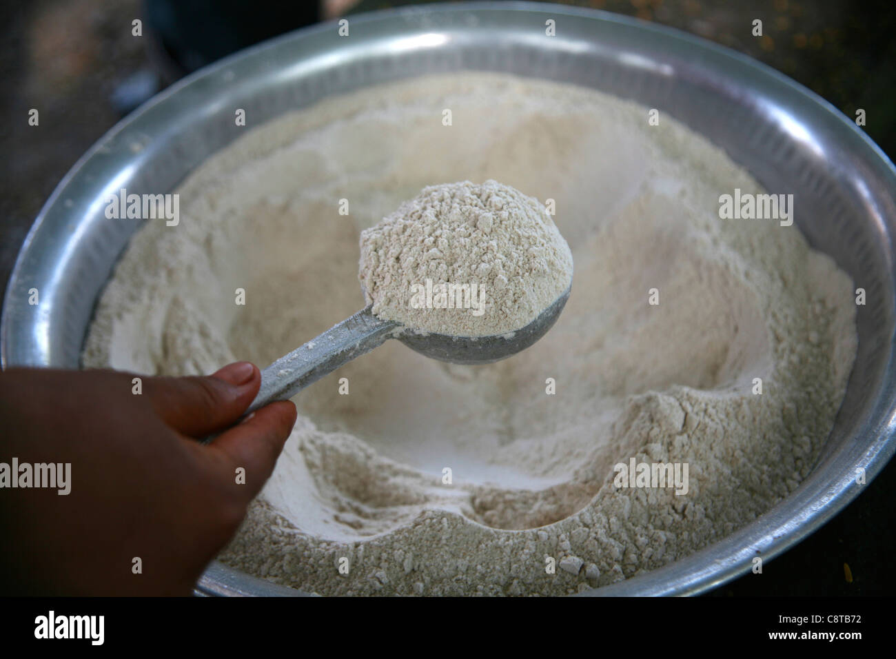 Nepalese flour, Kathmandu Stock Photo Alamy
