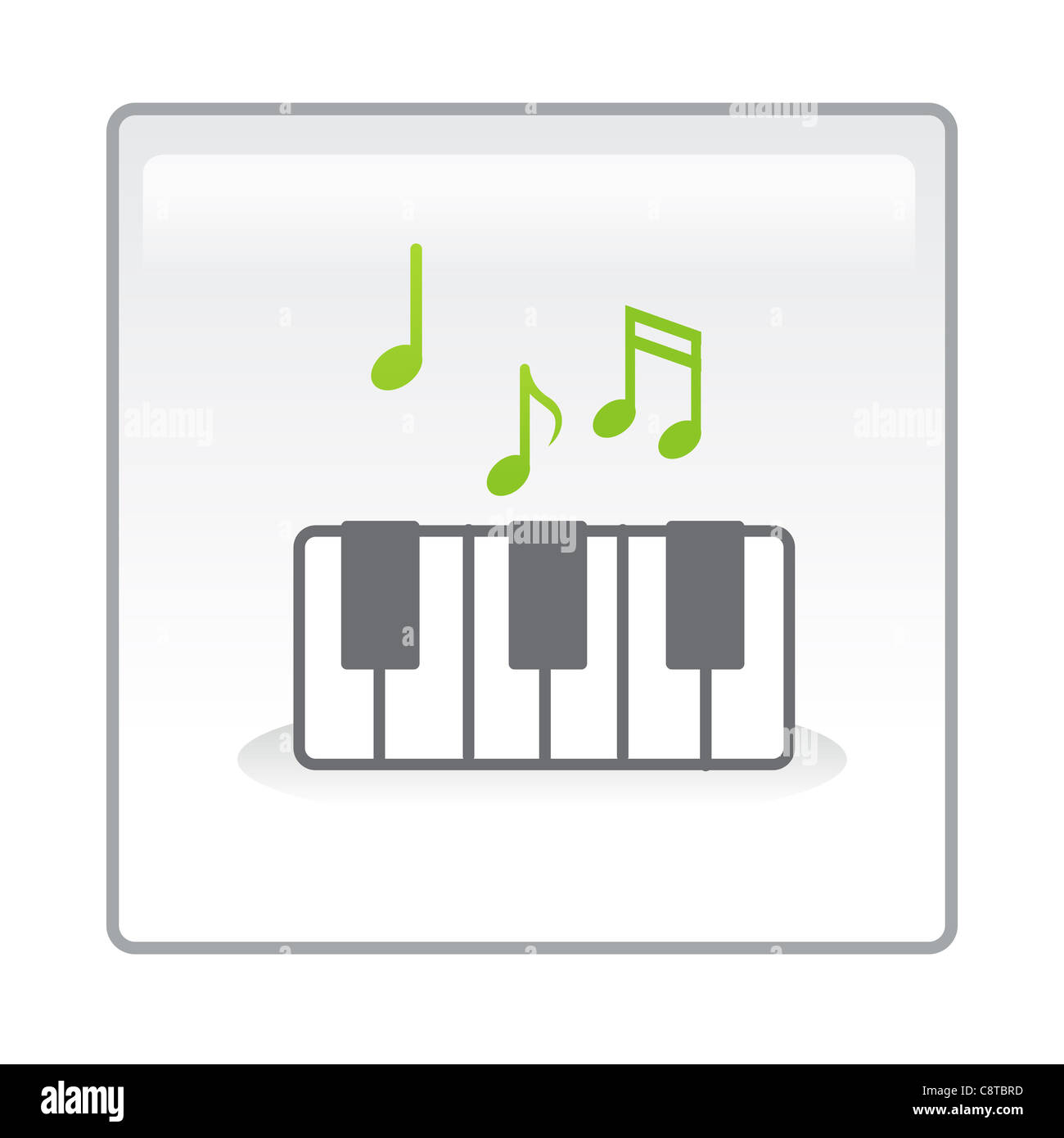 Illustration of Piano keys Stock Photo - Alamy