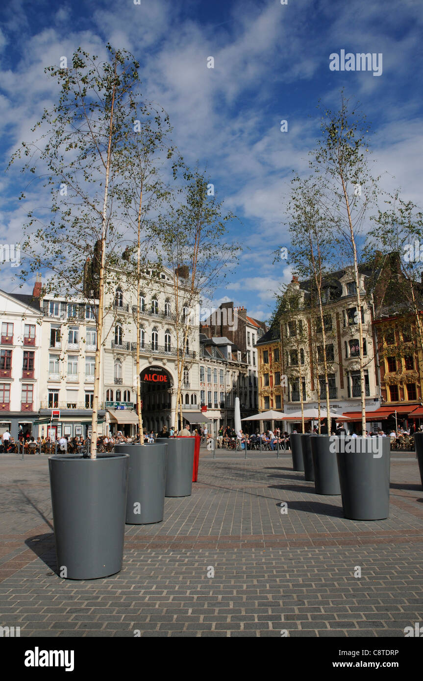 Place General de Gaulle in Lille, France Stock Photo Alamy