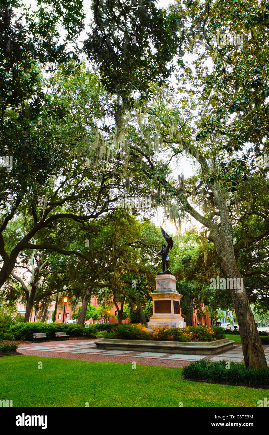 USA, Savannah, Madison Square Stock Photo Alamy