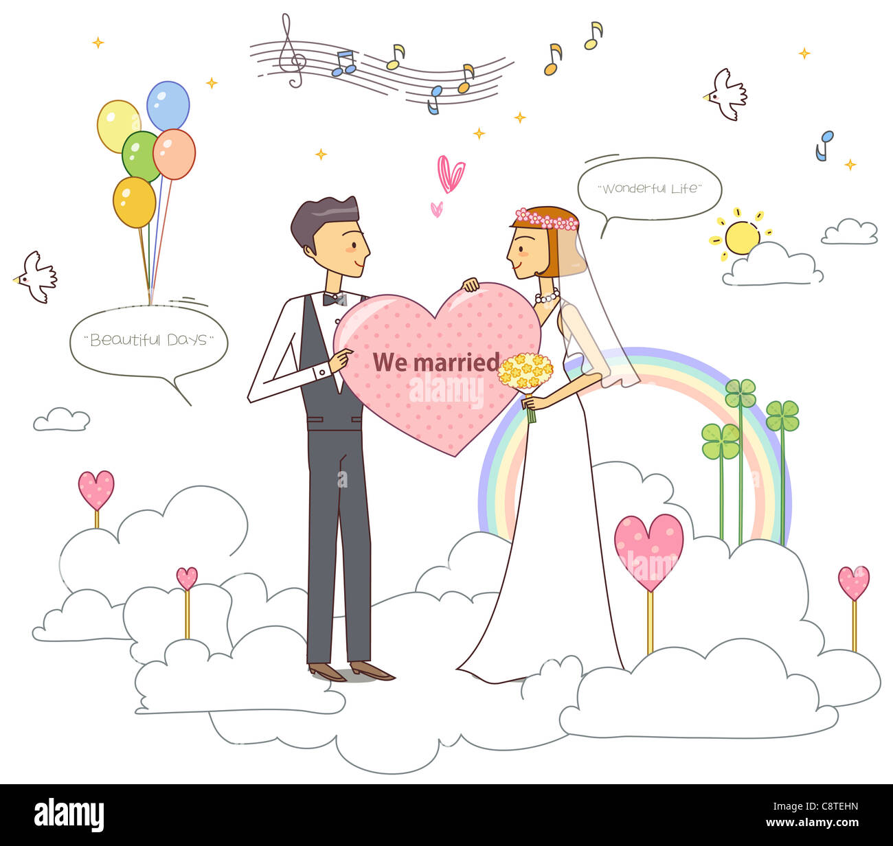 Wed to be Cut Out Stock Images & Pictures - Alamy