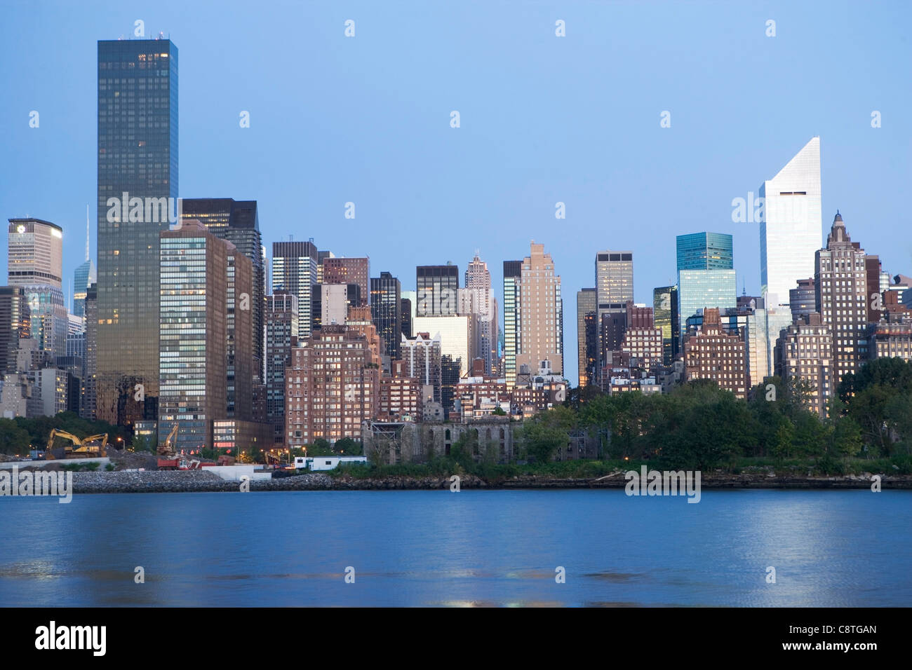 USA, New York State, New York City, Manhattan, Skyscrapers of Manhattan Stock Photo