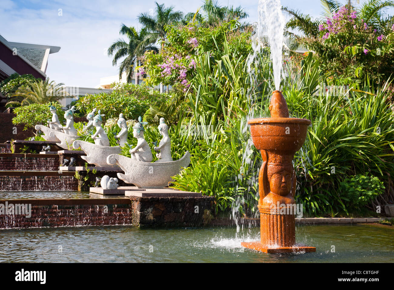 Tropical garden design hi-res stock photography and images - Alamy