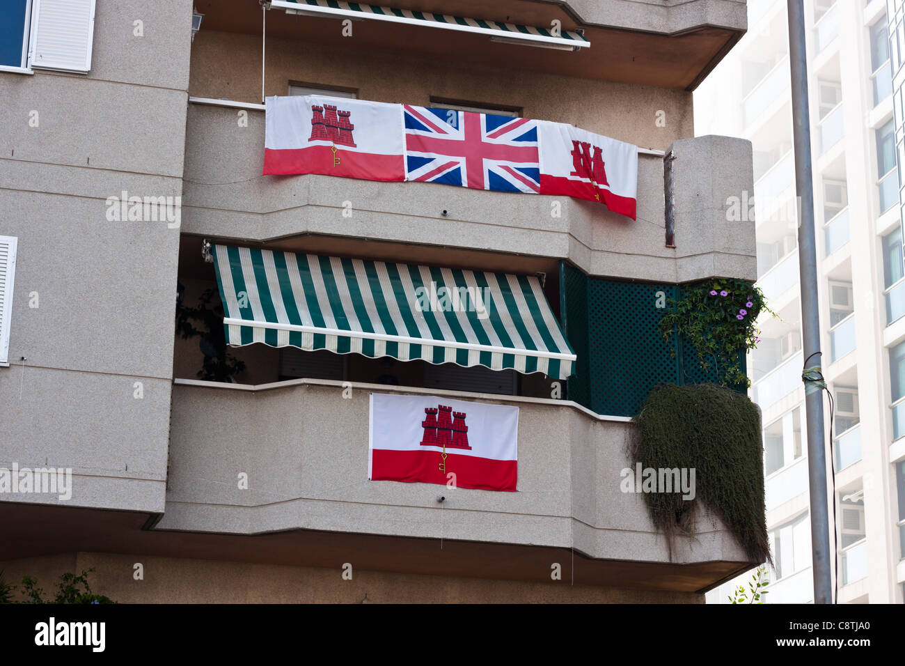 Flags gibraltar hires stock photography and images Alamy
