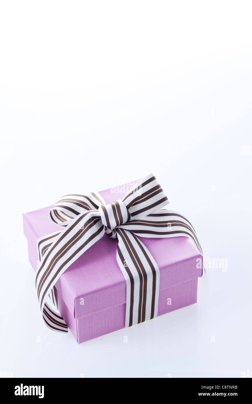 Wrapped Gift Box Stock Photo