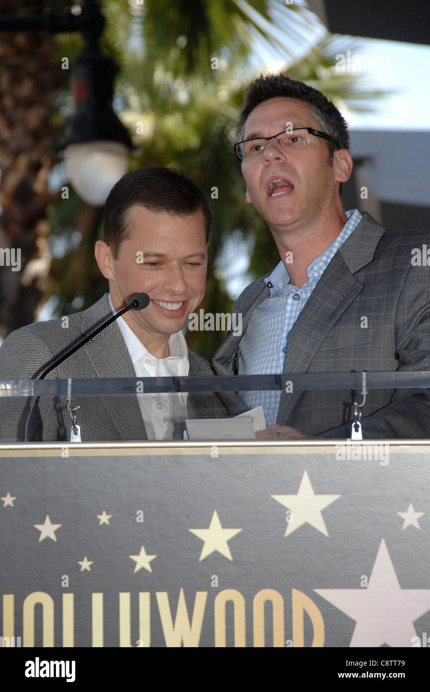 Jon Cryer, John Henson at the induction ceremony for Star on the ...