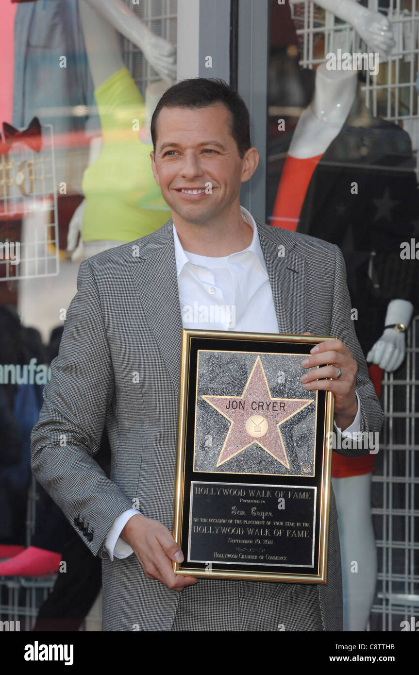Jon Cryer at the induction ceremony for Star on the Hollywood Walk of