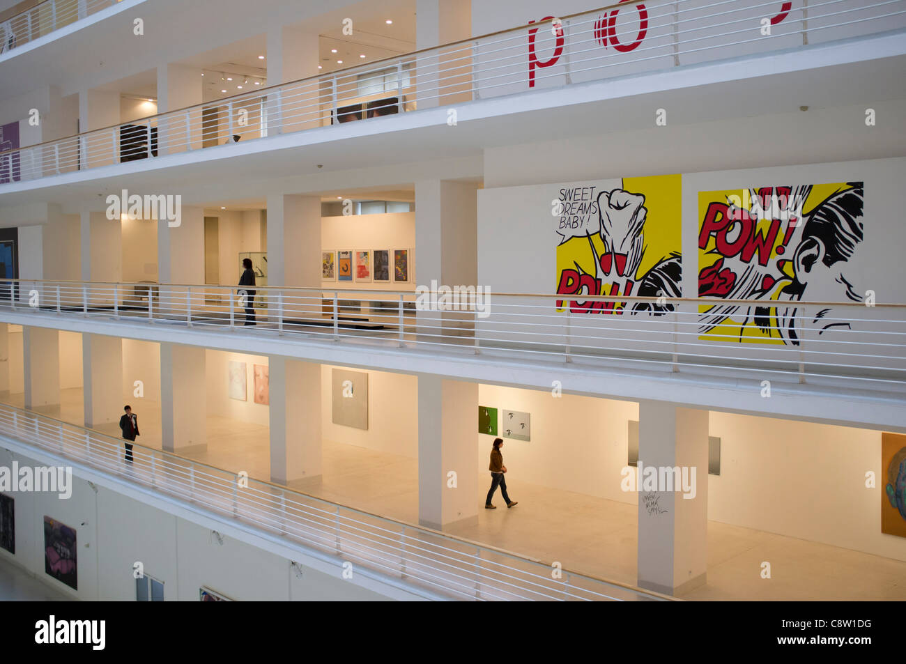 Museum of Modern Art or Veletrzni Palace Prague in Czech Republic Stock