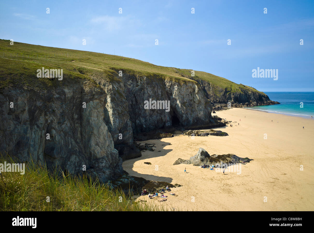 Holywell Bay, Cornwall, UK Stock Photo Alamy