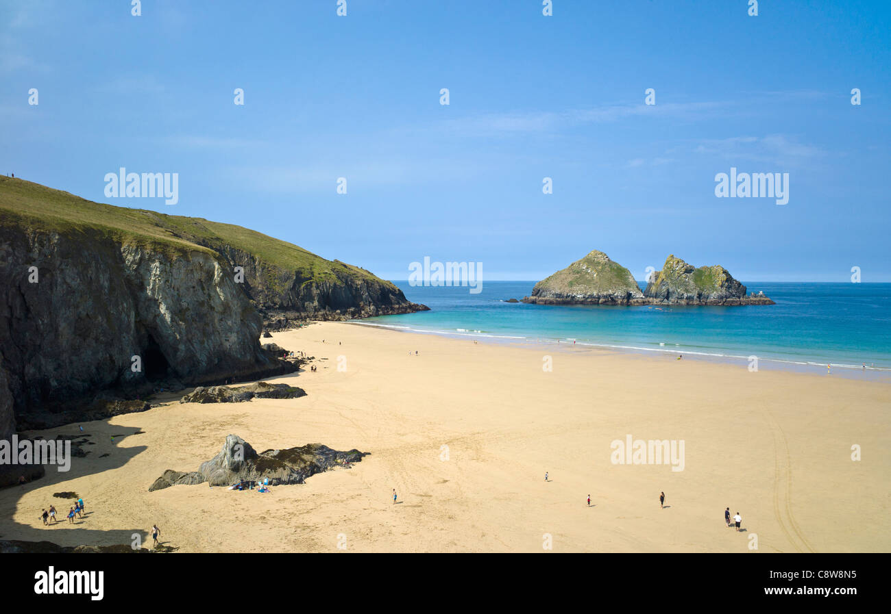 Holywell Bay, Cornwall, UK Stock Photo Alamy