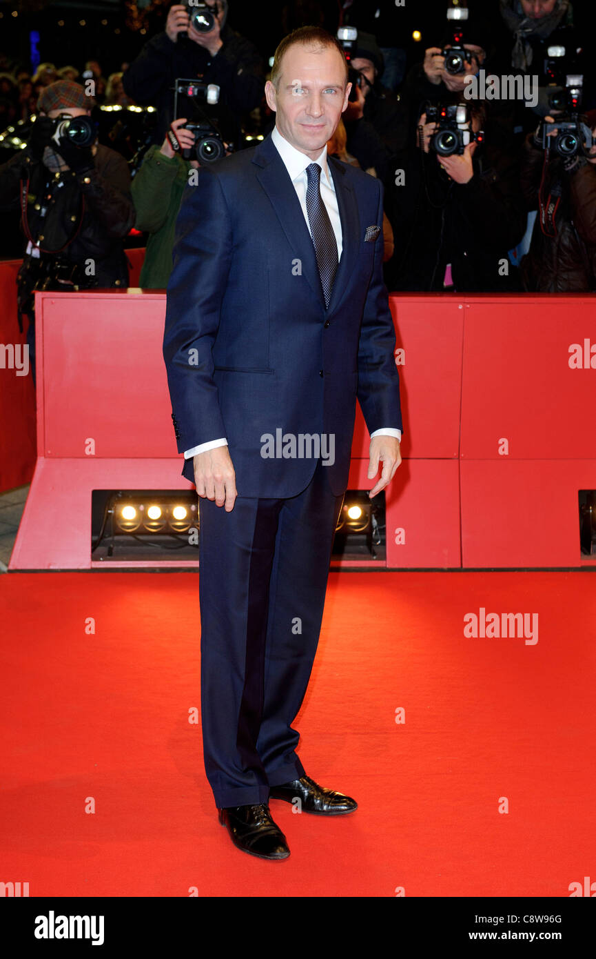 British actor and director Ralph Fiennes arrives for the screening of the Competition movie Coriolanus. Stock Photo