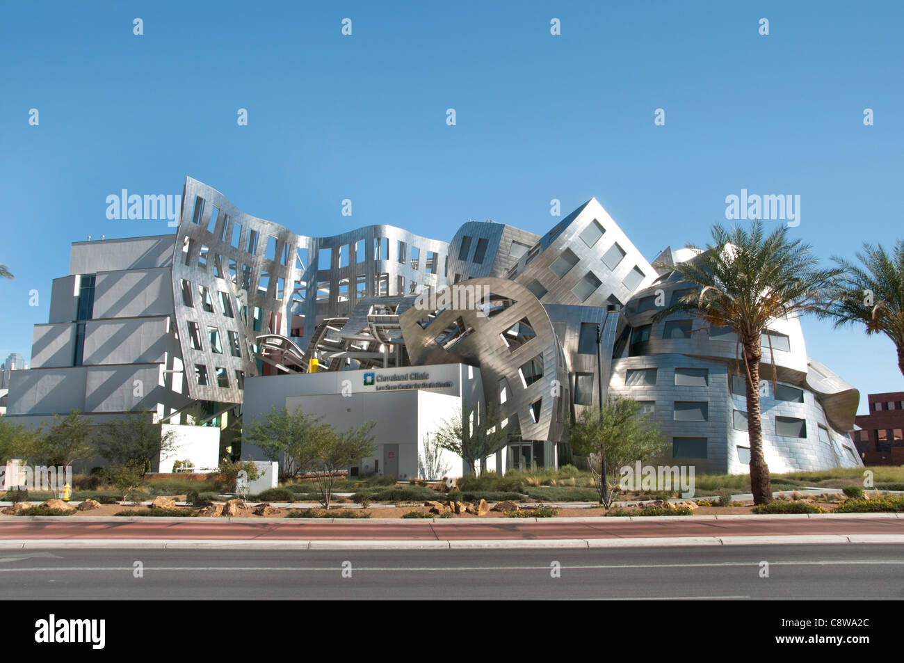 Cleveland clinic Lou Ruvo Center for Brain Health Las Vegas architect Frank Gehry  United States Las Vegas architect Frank Gehry  United States Stock Photo