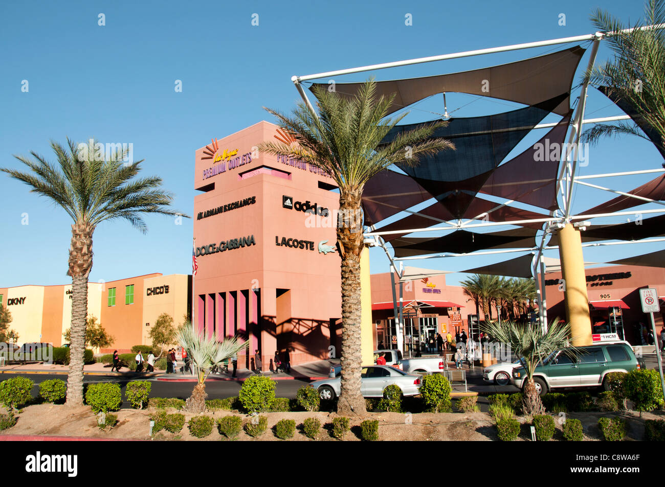 Aerial view of North Premium outlet, Las Vegas, Nevada, USA Stock Photo -  Alamy