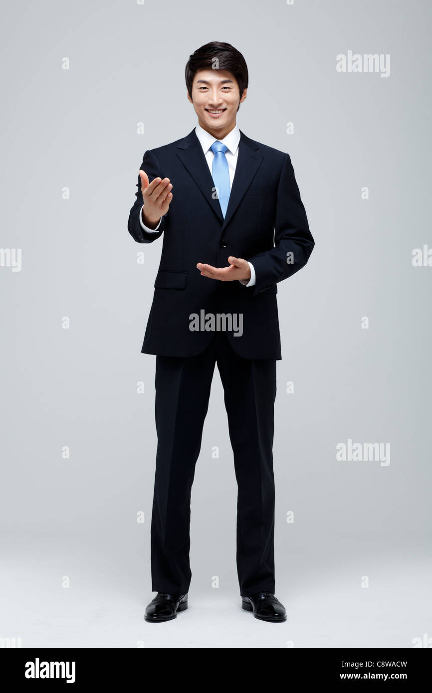 Portrait Of Smiling Asian Businessman Stock Photo - Alamy