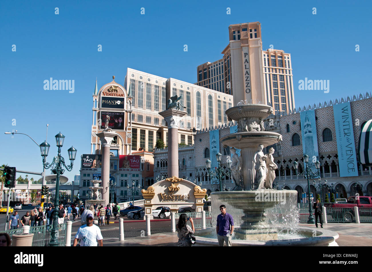 Las Vegas gambling capital of the World United States Nevada Stock Photo