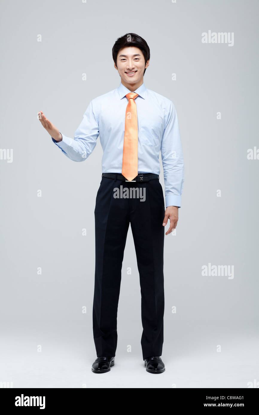 Portrait Of Smiling Asian Businessman Stock Photo - Alamy
