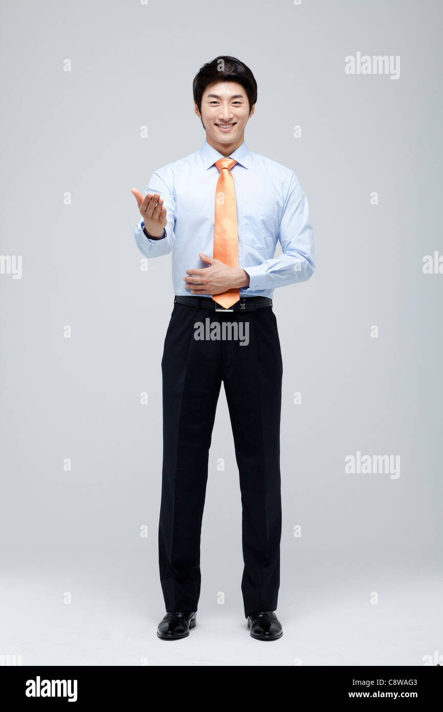 Portrait Of Smiling Asian Businessman Stock Photo - Alamy