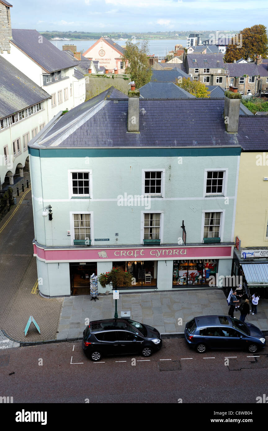 welsh craft shop pen deitsh caernarfon wales uk Stock Photo Alamy