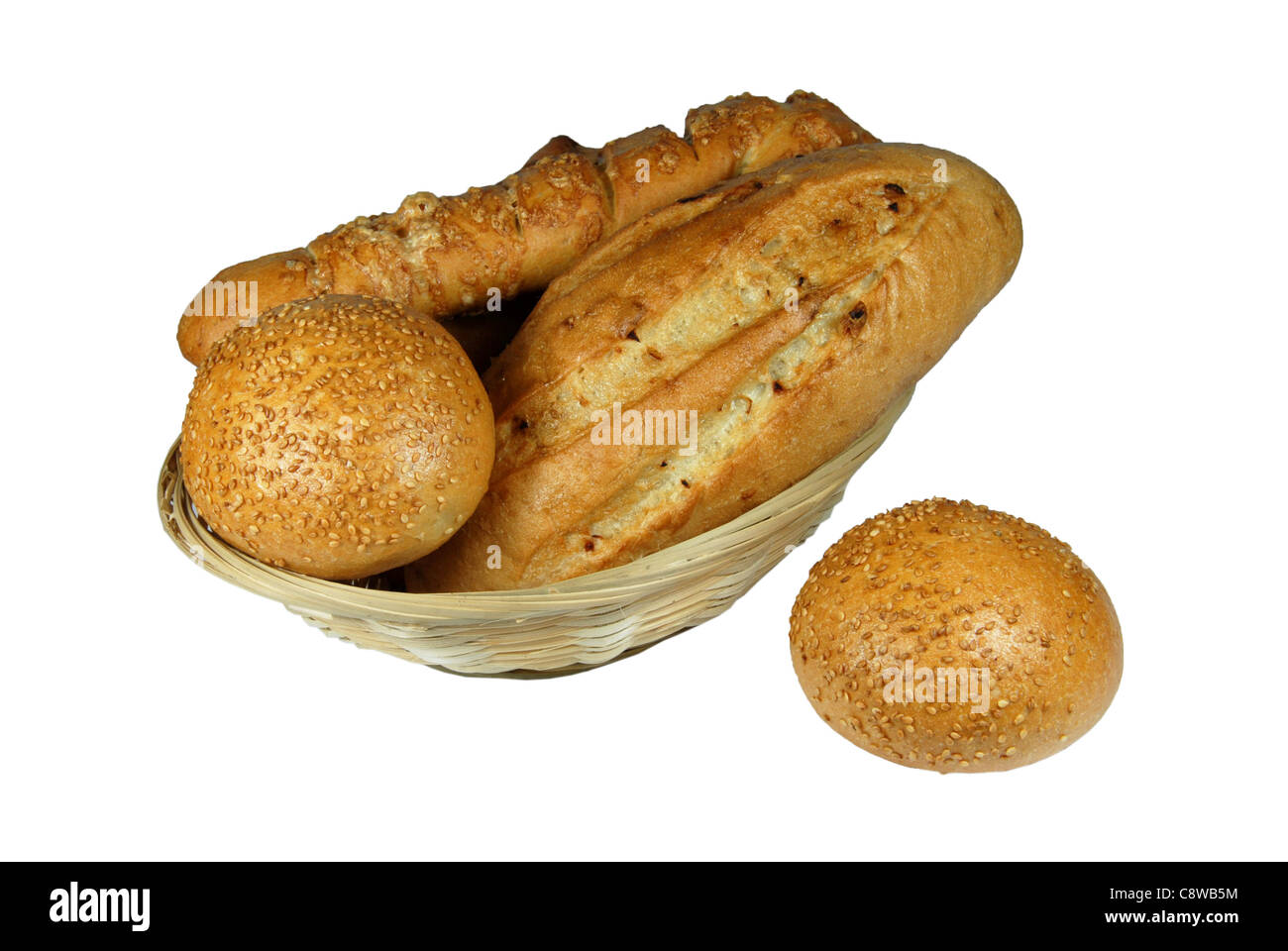 Healthy Eat sandwich bread bakery cook white Stock Photo
