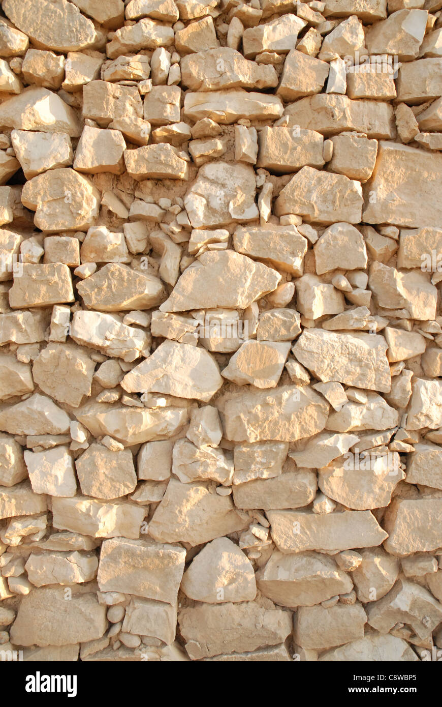 background texture with yellow stones close sand Stock Photo