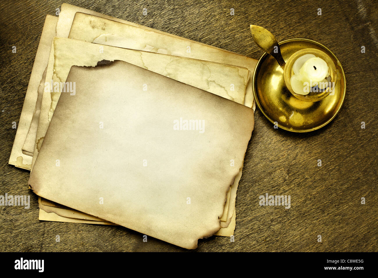 Empty candlestick hi-res stock photography and images - Alamy