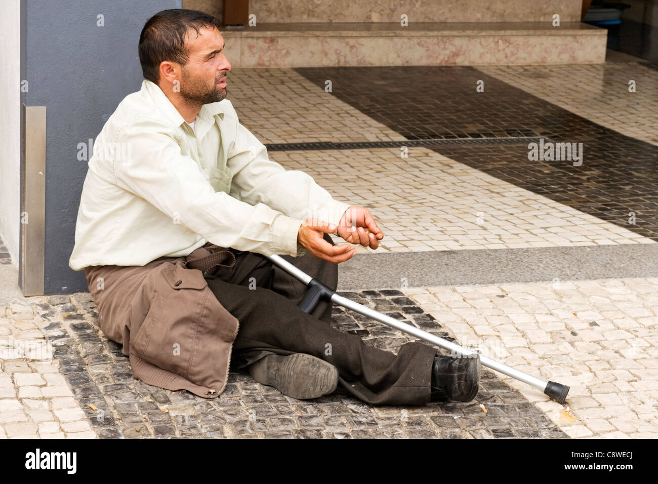 Portugal Algarve Lagos Mercado Municipal market 1924 man male bearded