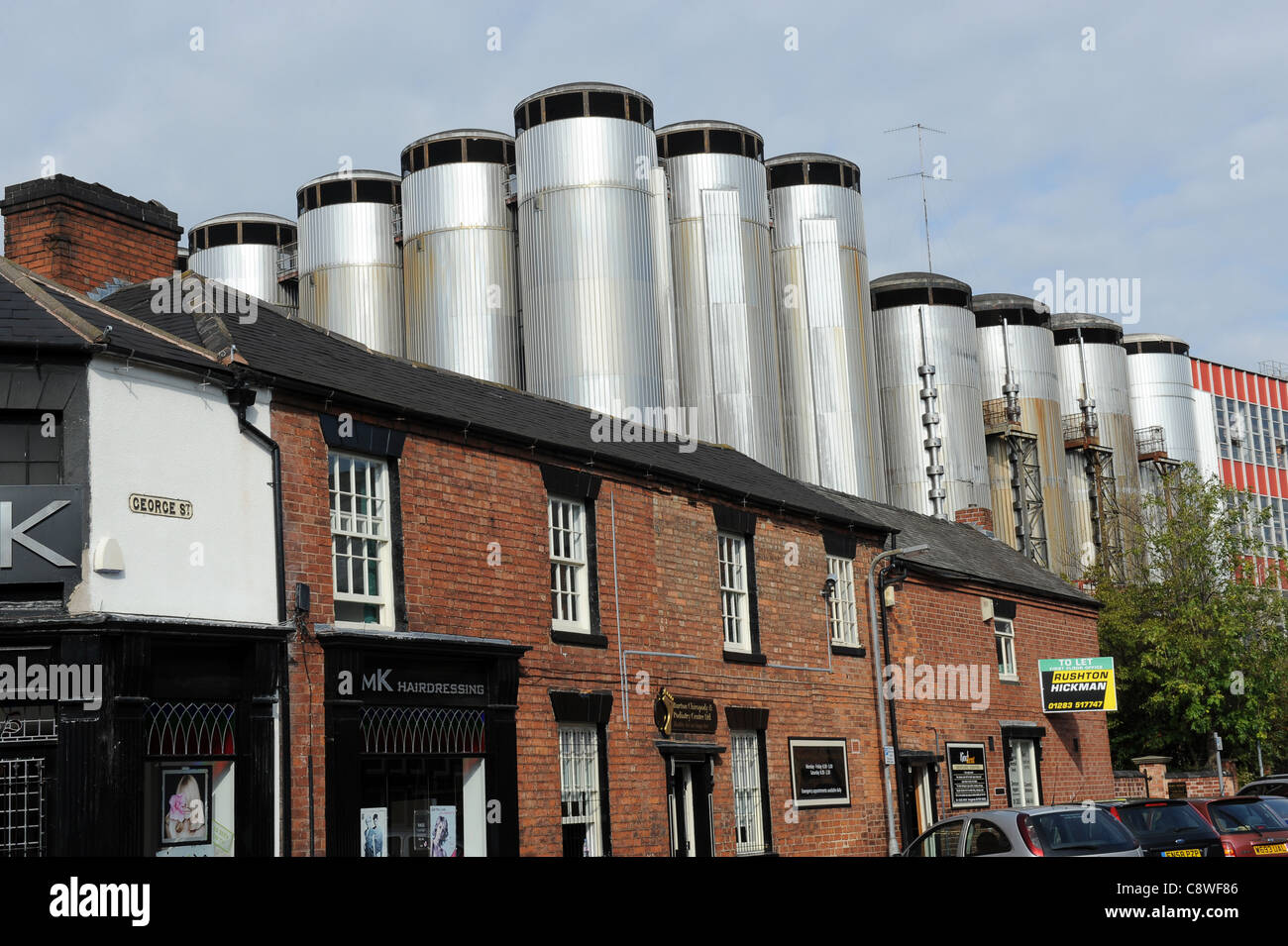 Molson Coors Burton Brewery at Burton-on-Trent Staffordshire England Uk  Stock Photo - Alamy