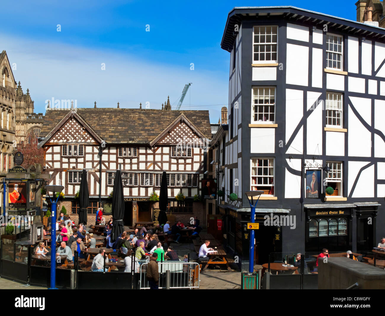 Shambles Square in Manchester city centre built in 1999 to house the