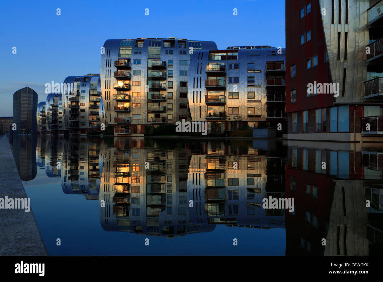 The Armada apartment buildings located in the Paleiskwartier area of Den Bosch in the Netherlands Stock Photo