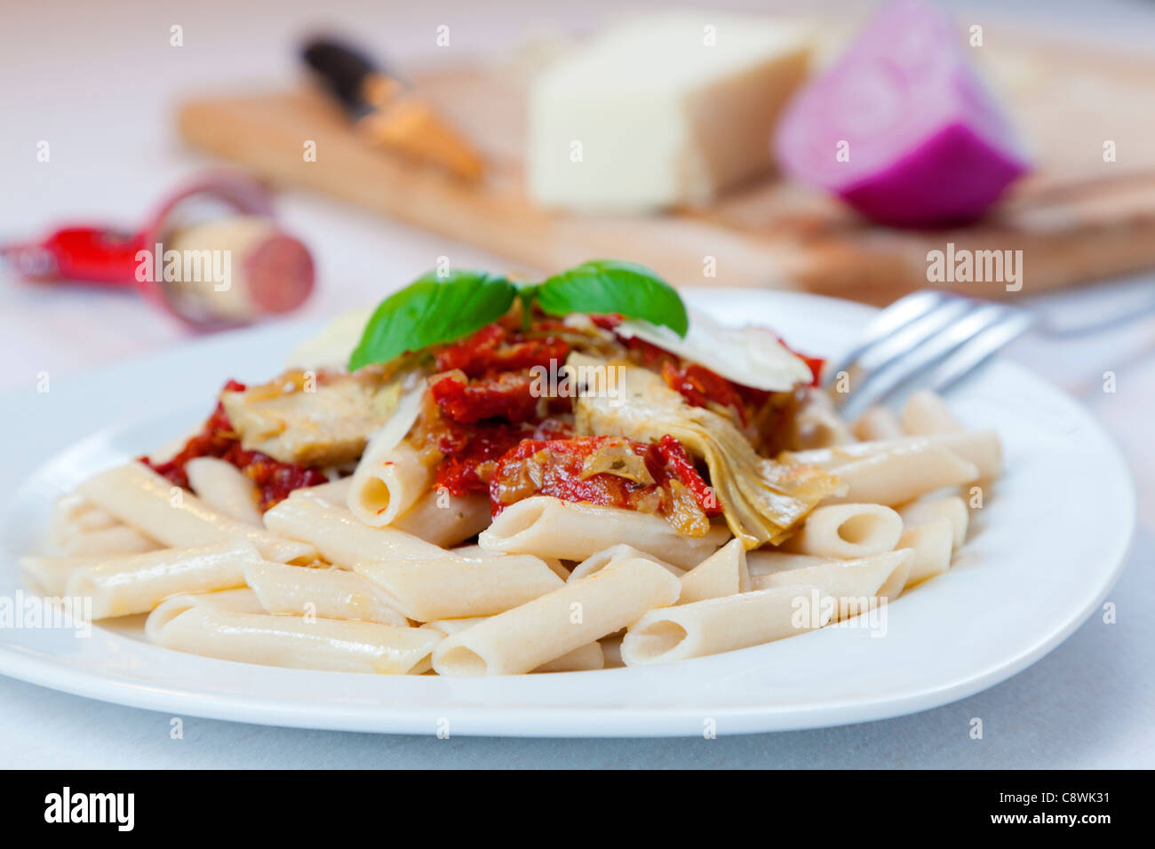 Pasta dish Stock Photo