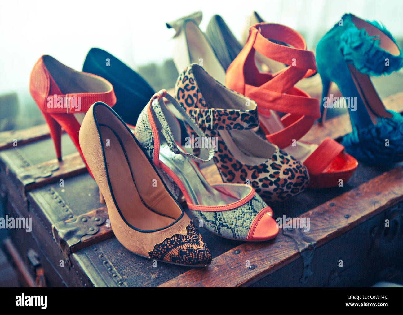 women love fashion footwear Stock Photo Alamy