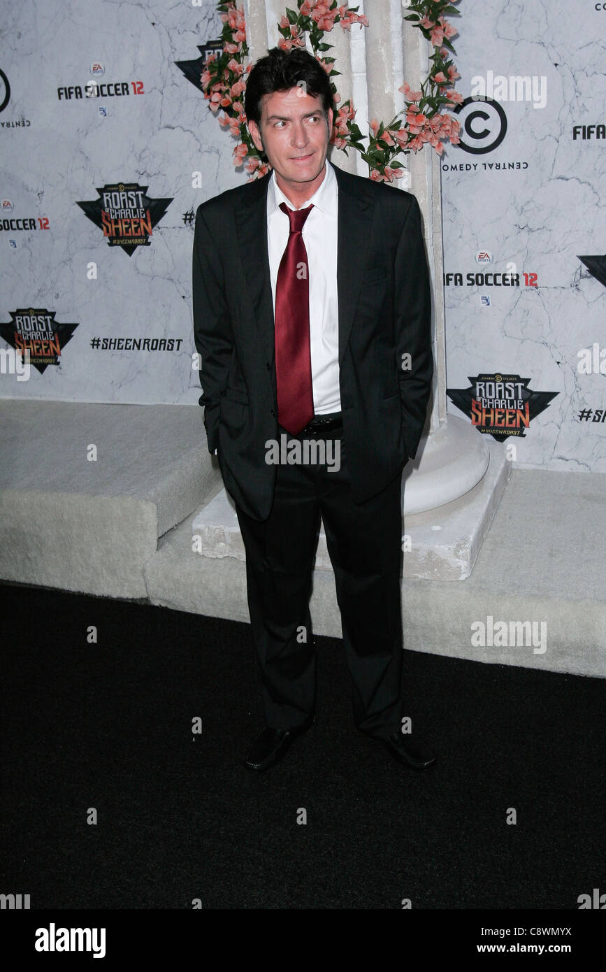 Charlie Sheen arrivals Comedy Central Roast Charlie Sheen Sony Pictures