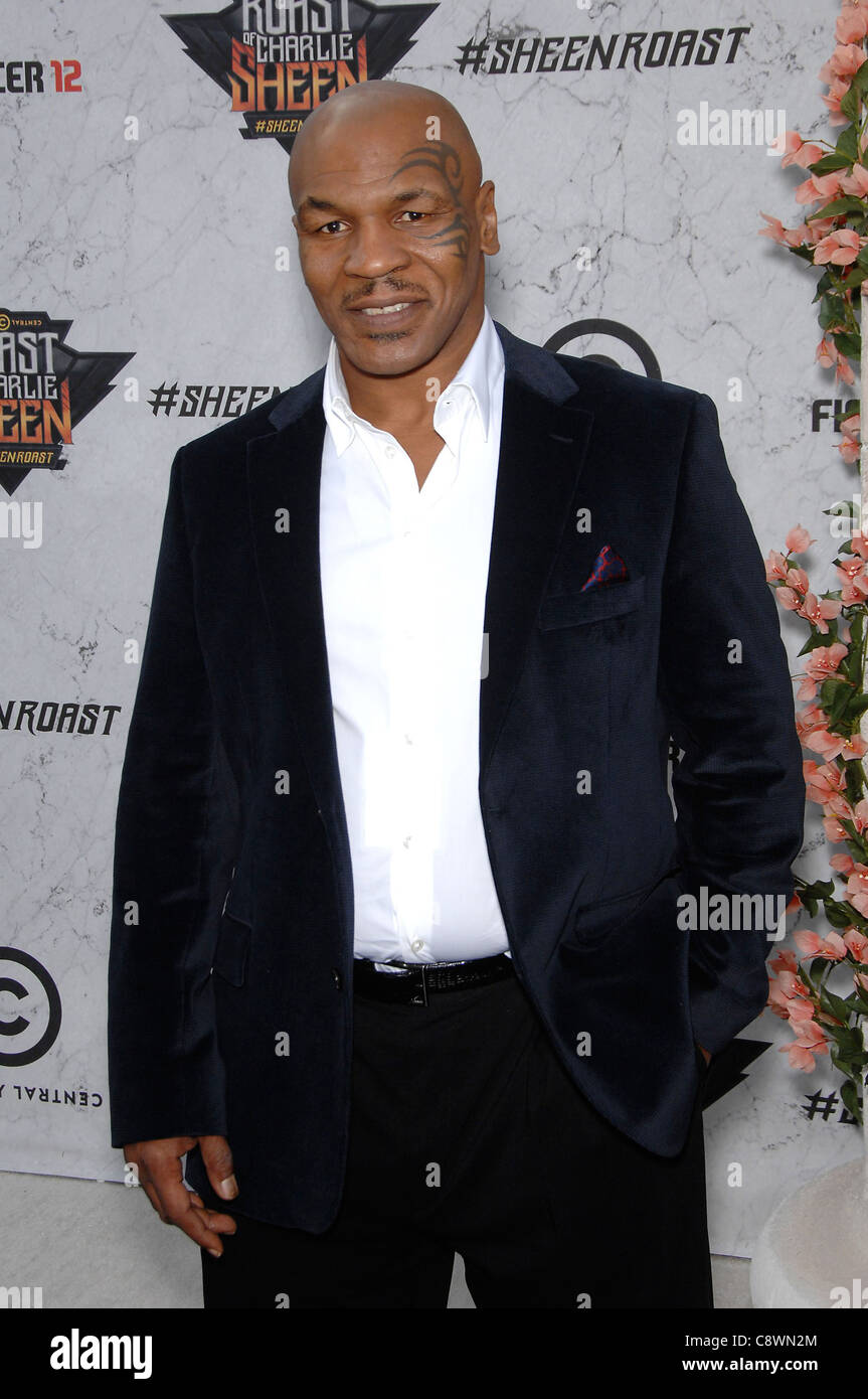 Mike Tyson arrivals Comedy Central Roast Charlie Sheen Sony Pictures