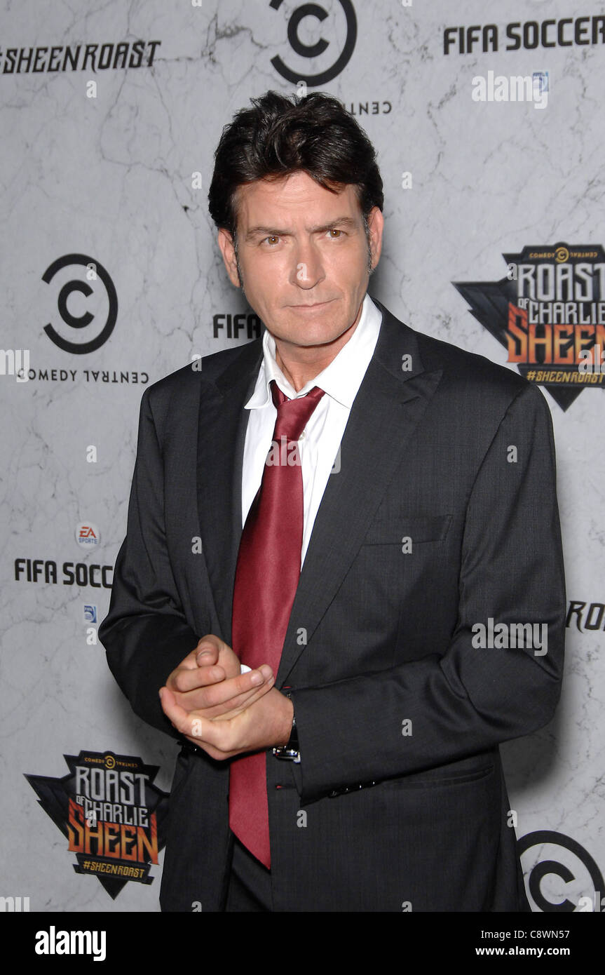 Charlie Sheen arrivals Comedy Central Roast Charlie Sheen Sony Pictures