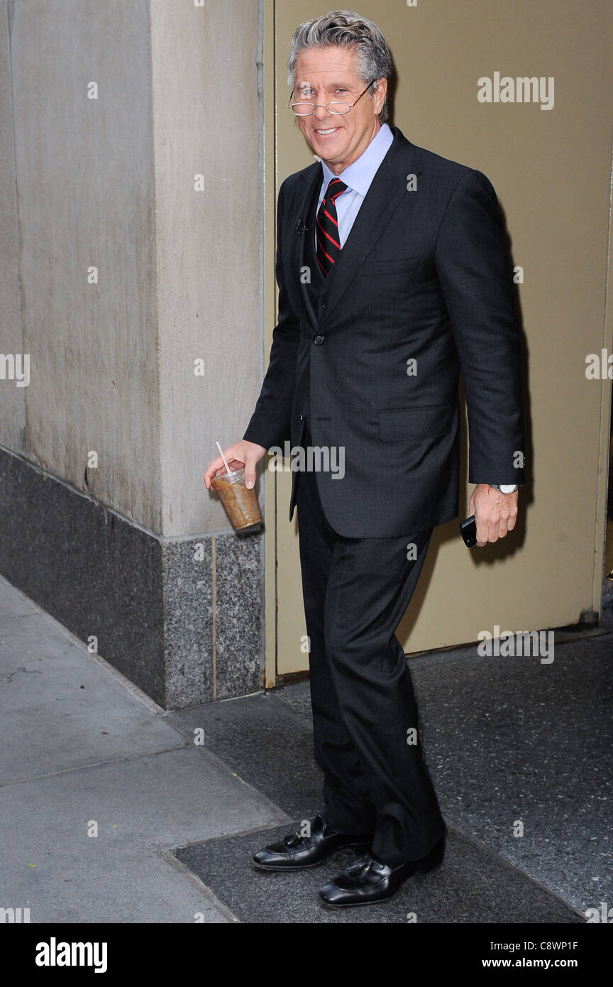 Donny Deutsch leavesNBC Rockefeller Center Studios out about CELEBRITY CANDIDS - TUE New York NY October 11 2011 Photo Ray Stock Photo