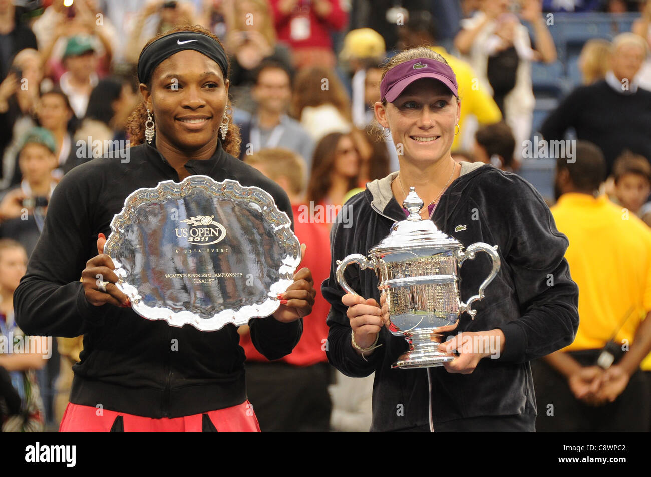 Serena Williams Samantha Stosur in attendance US OPEN 2011 Tennis Championship - SUN USTA Billie Jean King National Tennis Stock Photo