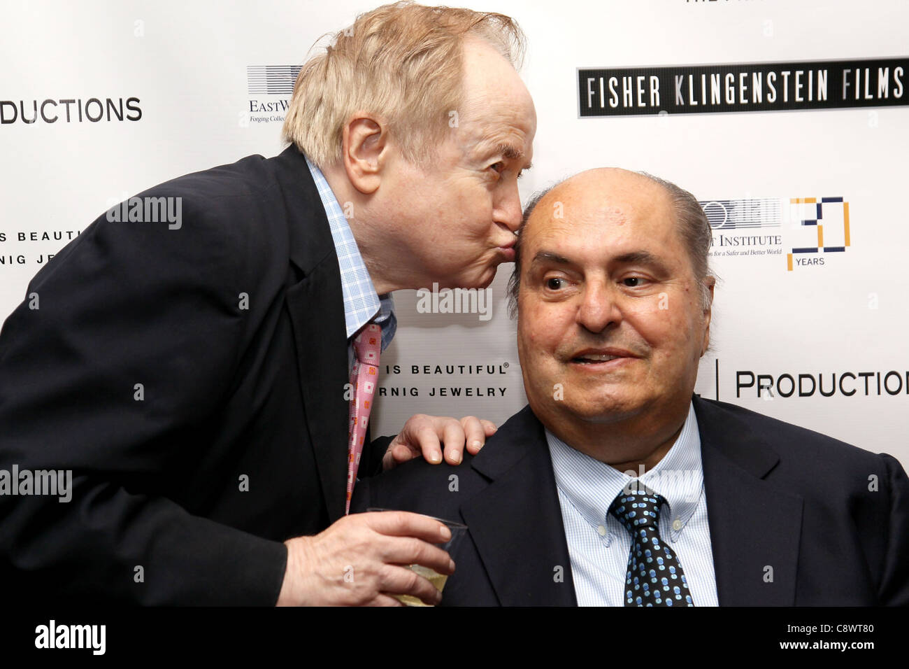 Joe Franklin, Leon Charney at arrivals for Back Door Channels The
