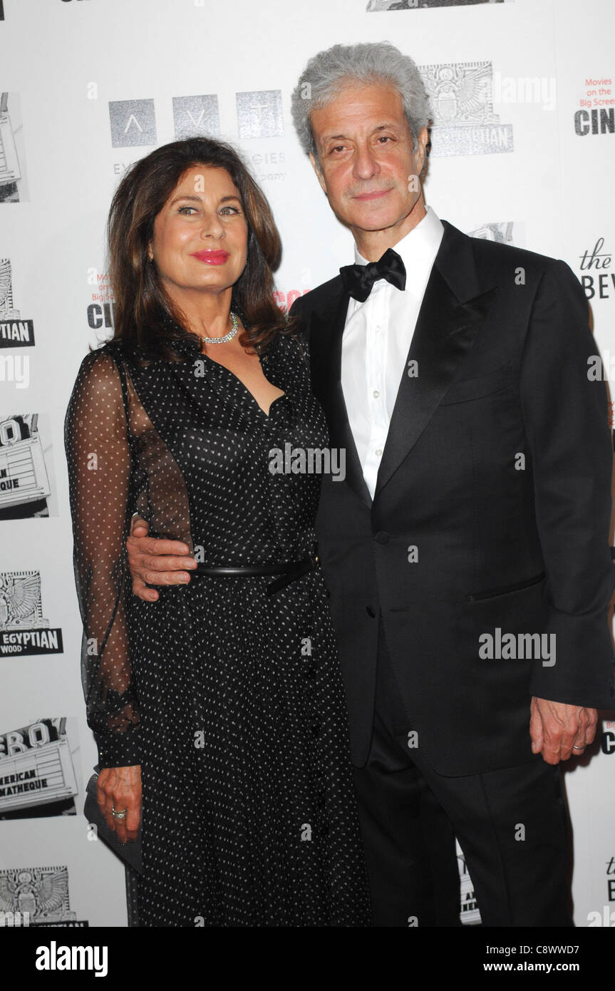 Paula Wagner, Nick Licata in attendance for 25th American Cinematheque Award to Robert Downey Jr., Beverly Hilton Hotel, Los Stock Photo