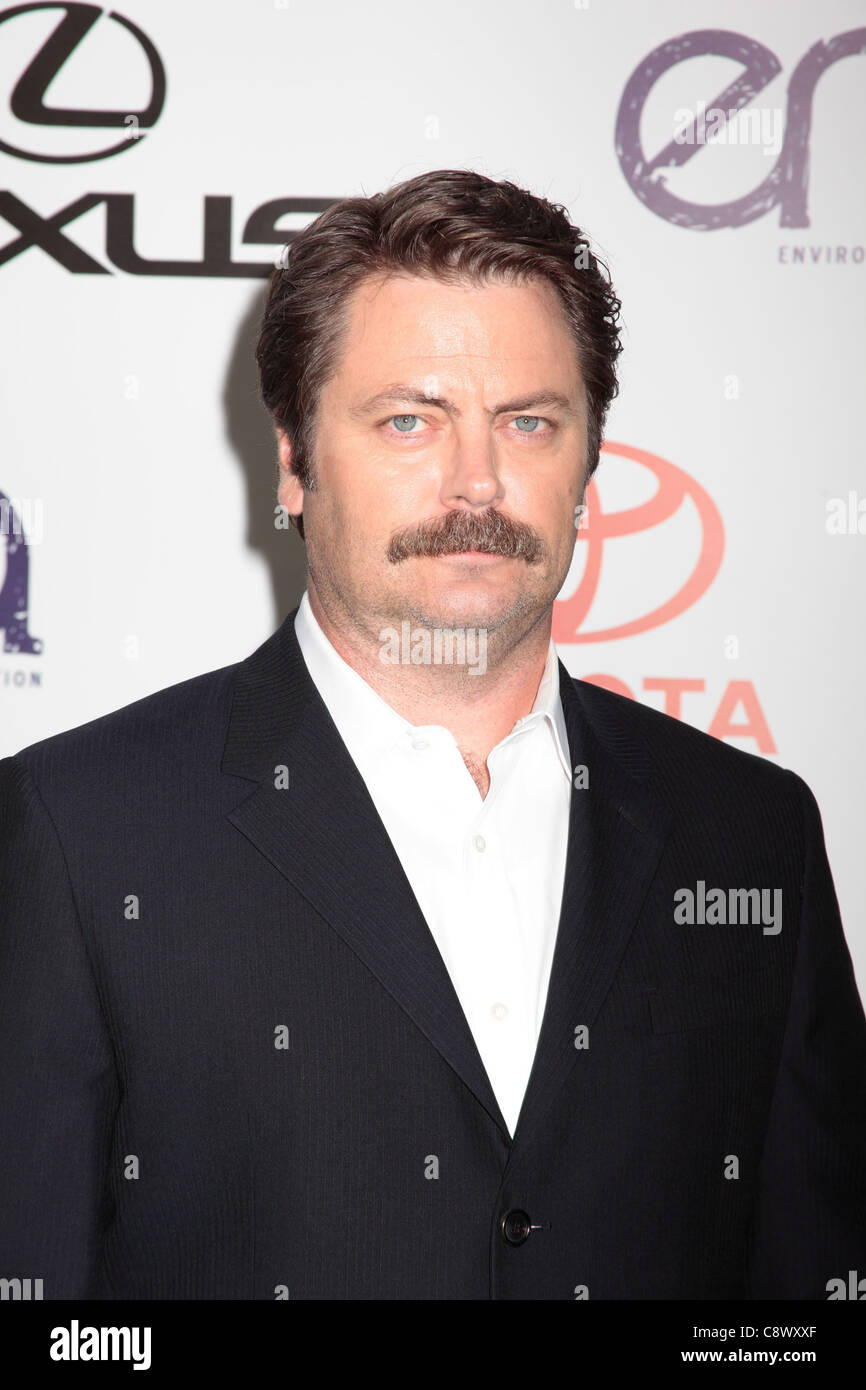 Nick Offerman at arrivals for 2011 Environmental Media Awards, Warner
