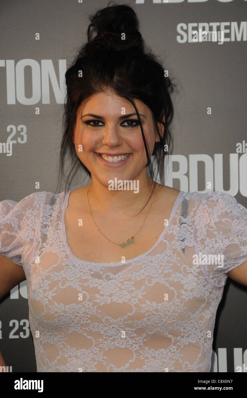 Molly Tarlov at arrivals for ABDUCTION Premiere, Grauman's Chinese Theatre, Los Angeles, CA September 15, 2011. Photo By: Dee Stock Photo