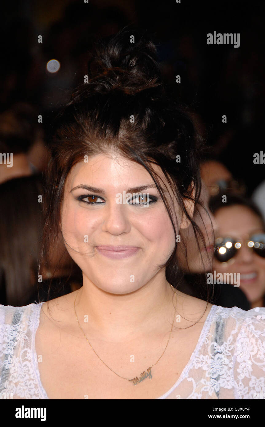 Molly Tarlov at arrivals for ABDUCTION Premiere, Grauman's Chinese Theatre, Los Angeles, CA September 15, 2011. Photo By: Stock Photo