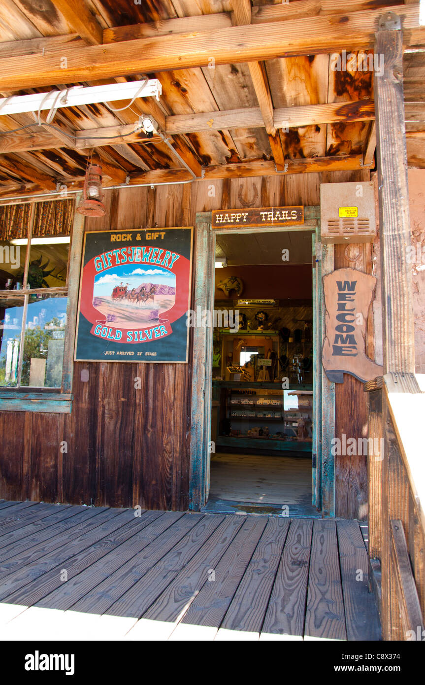 Calico Ghost Town Mojave Desert Gold Digging Mine Stock Photo