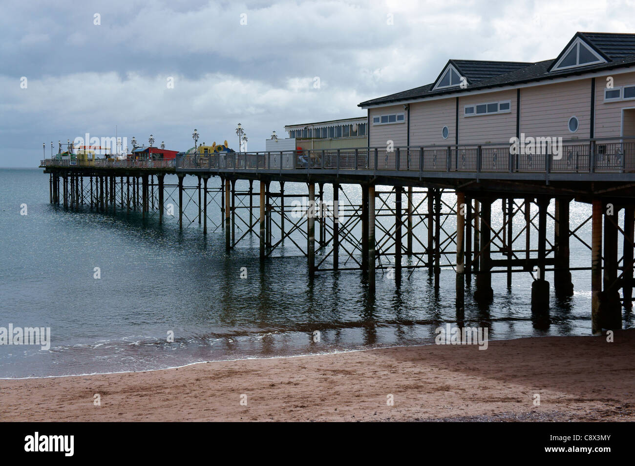 Teignmouth Grand Pier, Devon, England Stock Photo Alamy